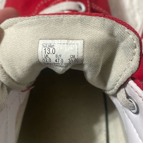 Red Vans - Picture 7 of 8